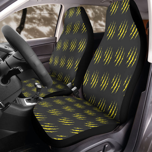 scratch of wolverine x men Car Seat Covers