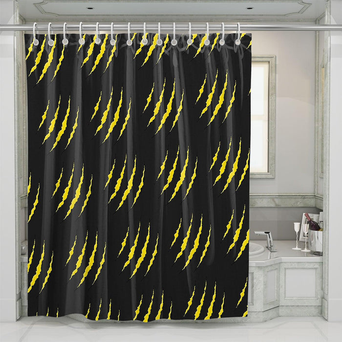 scratch of wolverine x men shower curtains