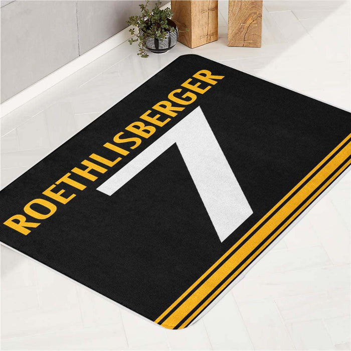 roethlisberger player of nfl bath rugs