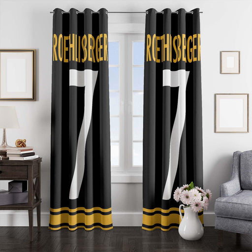 roethlisberger player of nfl window Curtain