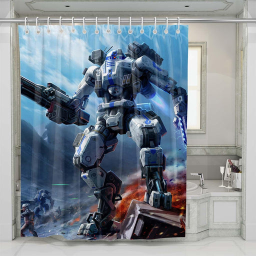 star wars re imagined shower curtains