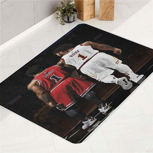 rose brother nba player bath rugs