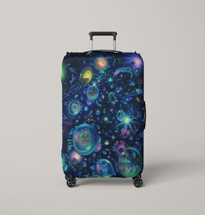 sea is really dark from ponyo Luggage Cover | suitcase