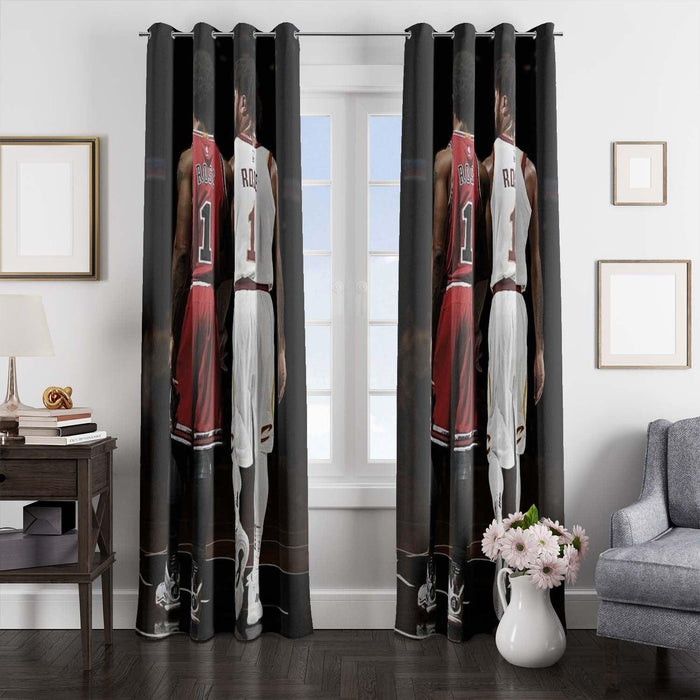 rose brother nba player window Curtain