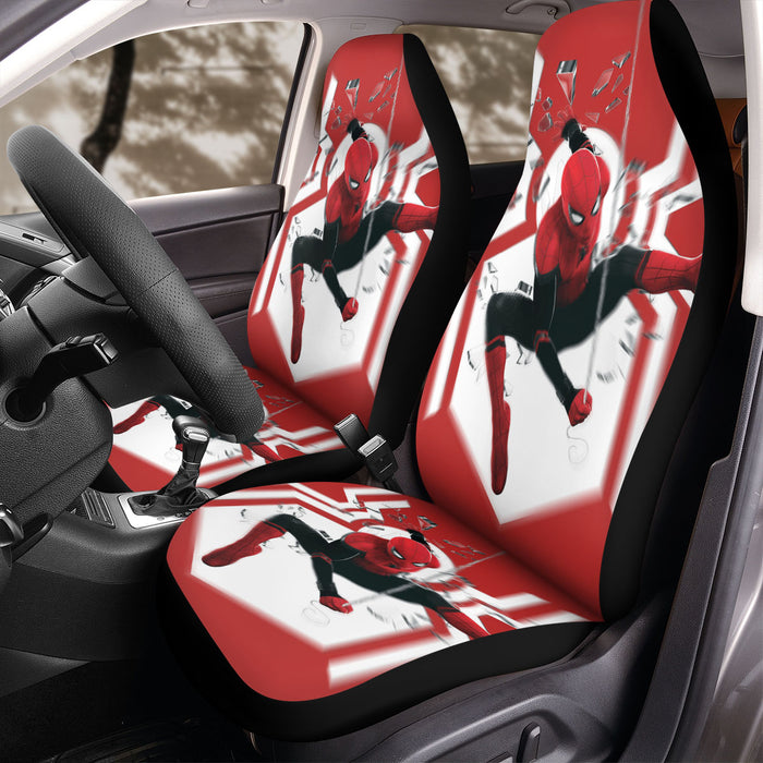 skill of spiderman far from home Car Seat Covers