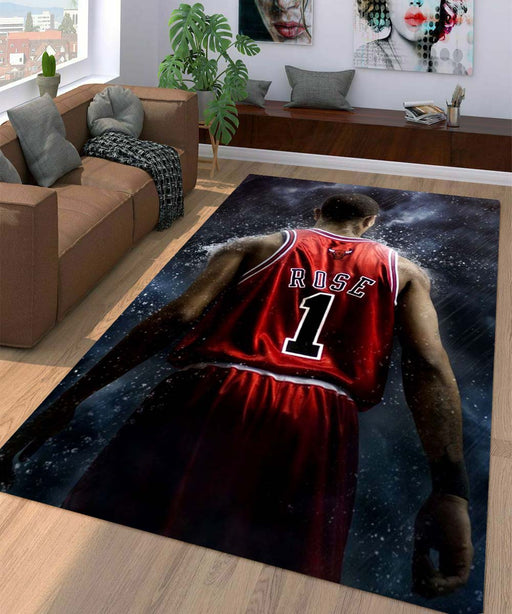 rose number one nba Living room carpet rugs