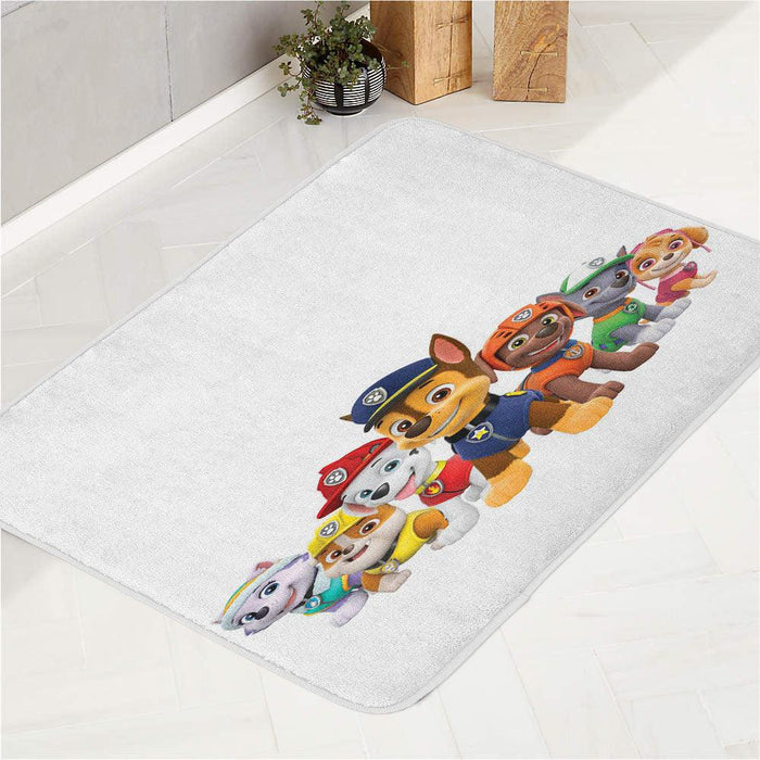 skye and friends paw patrol bath rugs