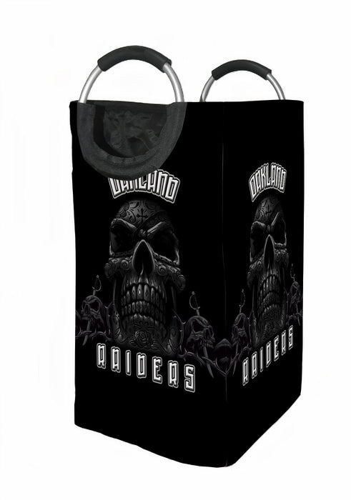 rose skull oakland raiders Laundry Hamper | Laundry Basket