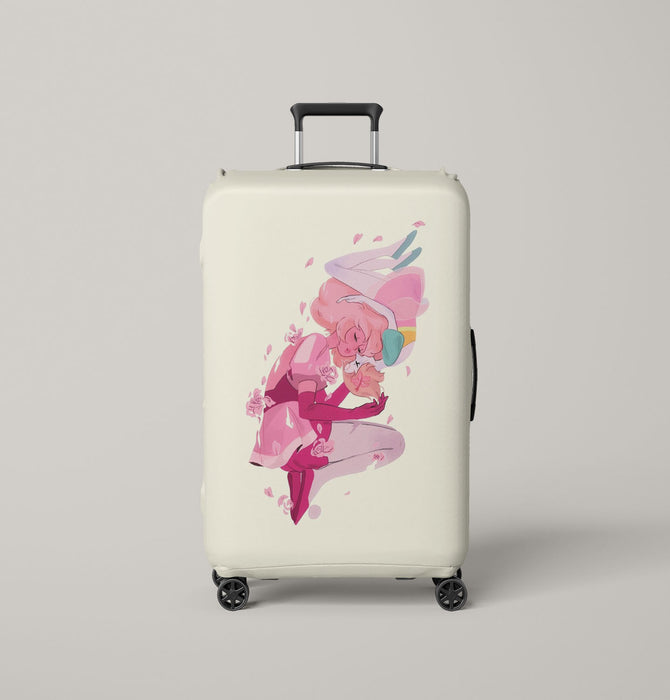 sleepy pearl and pink diamond Luggage Covers | Suitcase