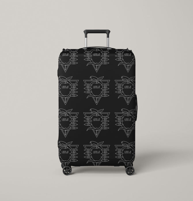 seele tringular neon genesis evangelion Luggage Cover | suitcase