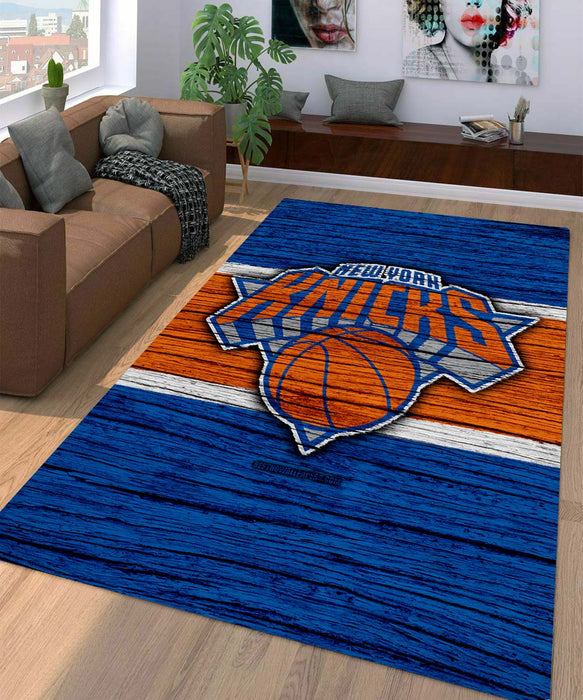 rude wood new york knicks Living room carpet rugs