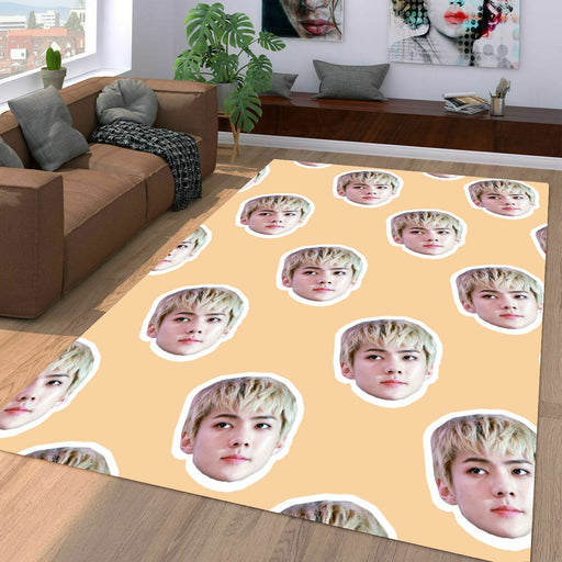 sehun avatar exo boy band Living room carpet rugs