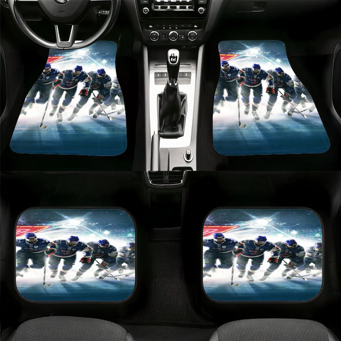 running to the win nhl Car floor mats Universal fit