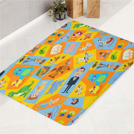 series four of toy story character bath rugs