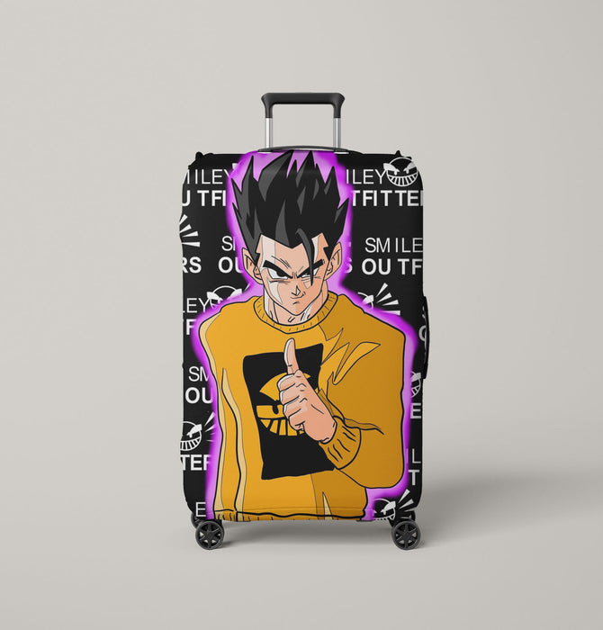 smiley outfitter x dragon ball Luggage Covers | Suitcase