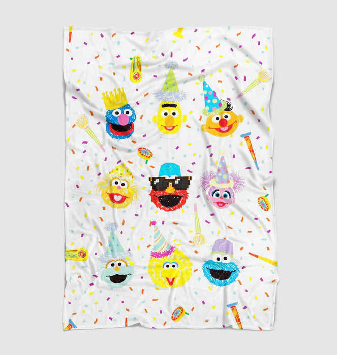 sesame street legend american animation Ultra soft fleece blanket