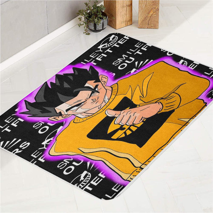 smiley outfitter x dragon ball bath rugs