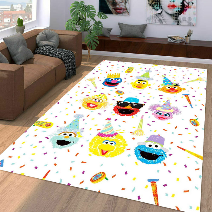 sesame street legend american animation Living room carpet rugs