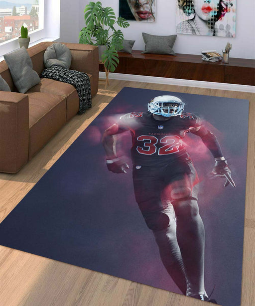 running with jersey football Living room carpet rugs