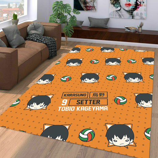 setter karasuno tobio kgeyama Living room carpet rugs