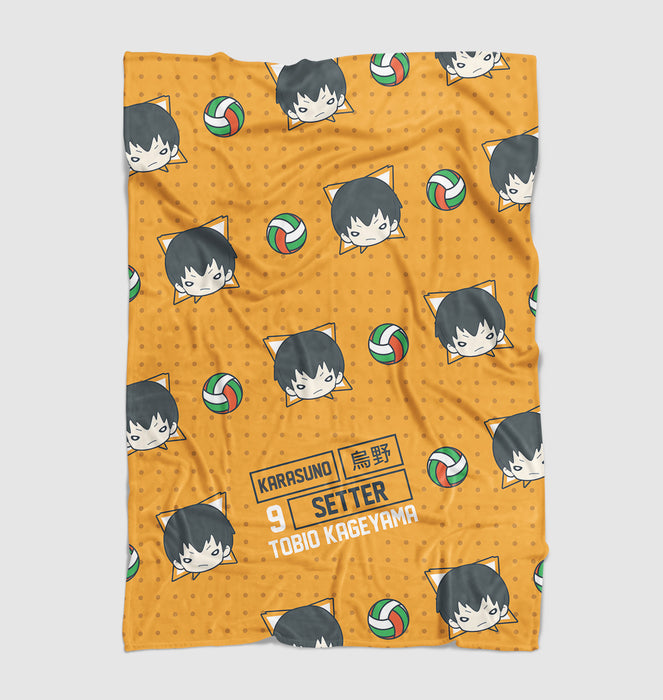 setter karasuno tobio kgeyama Ultra soft fleece blanket