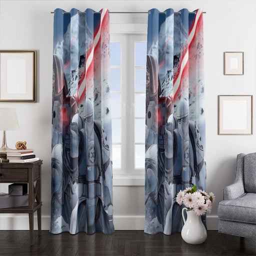 stormtroopers white star wars window curtains