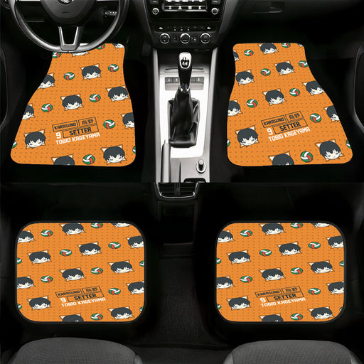 setter karasuno tobio kgeyama Car floor mats Universal fit