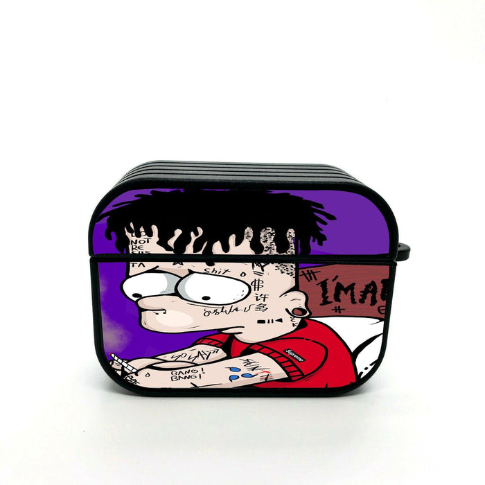 sadboy simpsons but hypebeast with streetwear airpod case