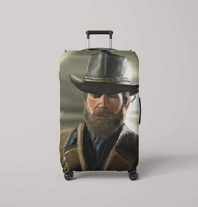 smooth painting red dead redemption 2 Luggage Covers | Suitcase