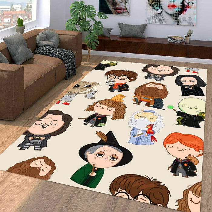 severus voldemort with another harry potter character Living room carpet rugs