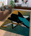 san jose sharks logo cool nhl Living room carpet rugs