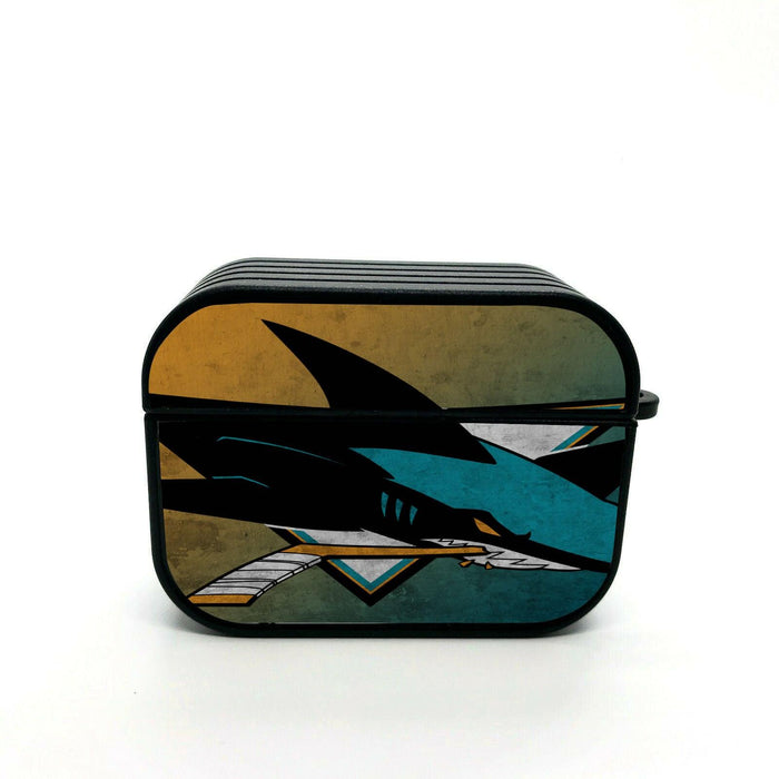 san jose sharks logo cool nhl airpod case