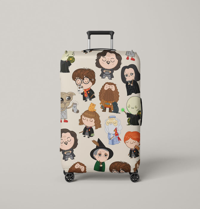 severus voldemort with another harry potter character Luggage Cover | suitcase