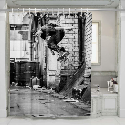 street skateboarding shower curtains