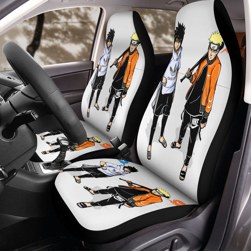 sasuke and naruto nike adidas Car Seat Covers