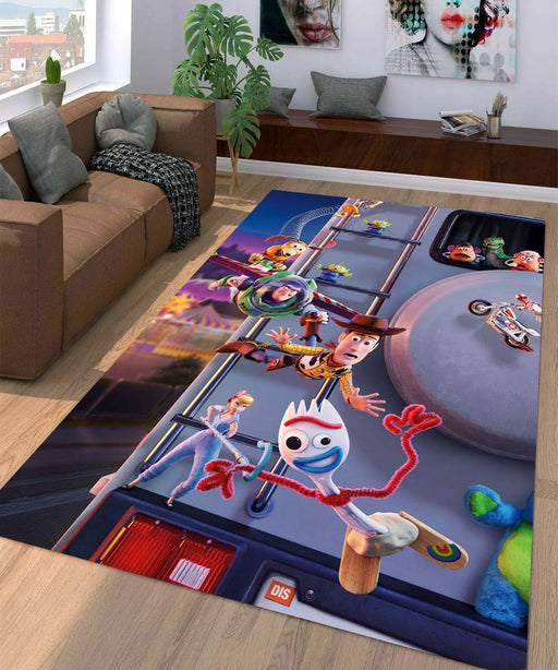 save friend toy story 4 scene Living room carpet rugs