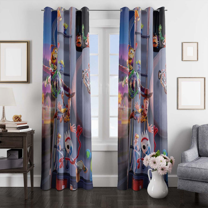 save friend toy story 4 scene window Curtain