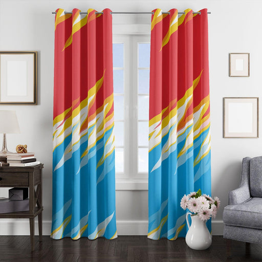 shape racing formula one window Curtain