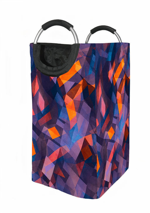 shattered low poly square Laundry Hamper | Laundry Basket