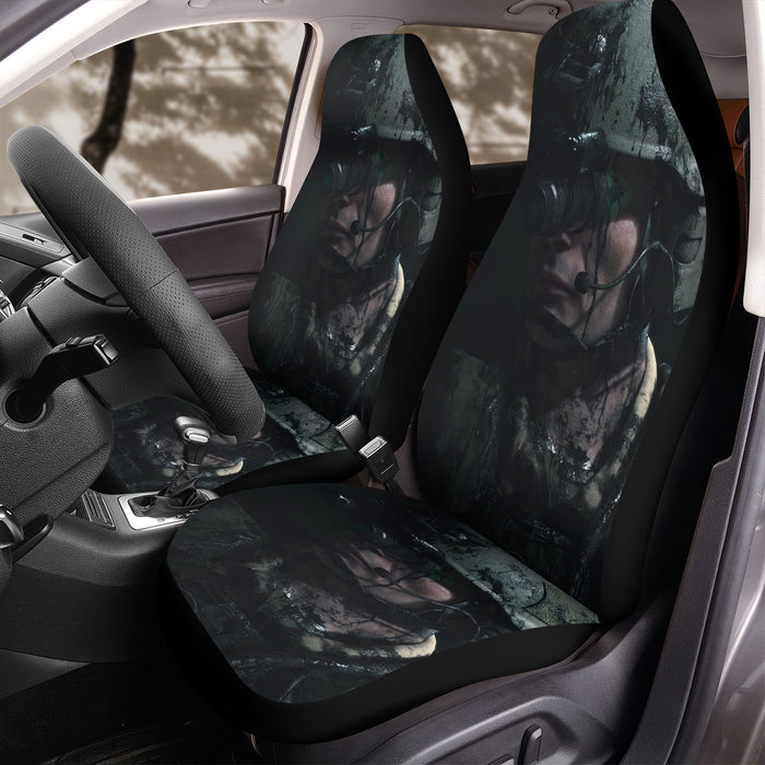 soldier mads mikkelsen death stranding Car Seat Covers