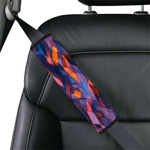 shattered low poly square Car seat belt cover