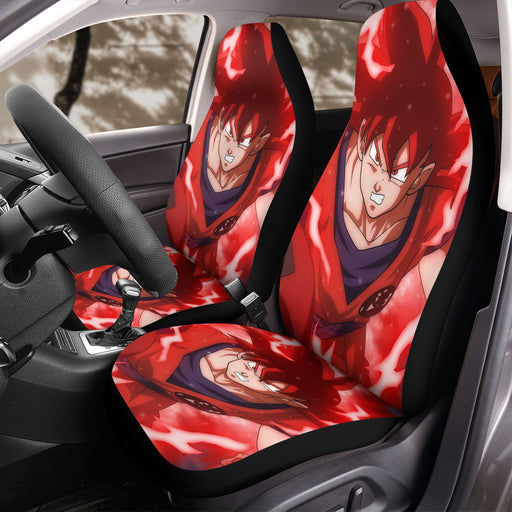 son goku dragon ball red Car Seat Covers