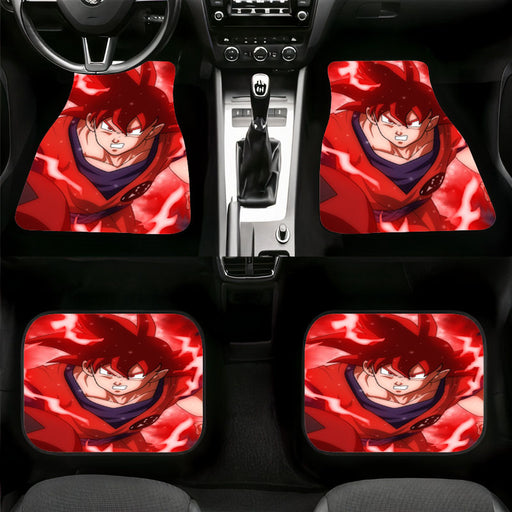 son goku dragon ball red Car floor mats Universal fit