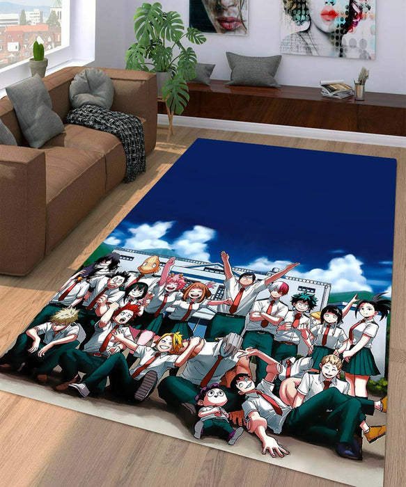 school of best class from my hero academia Living room carpet rugs