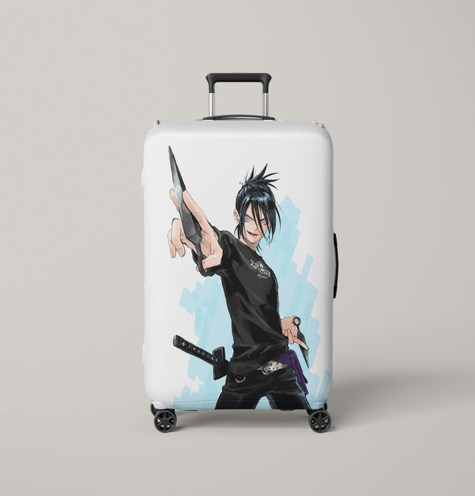 speed and sound sonic one punch man Luggage Covers | Suitcase