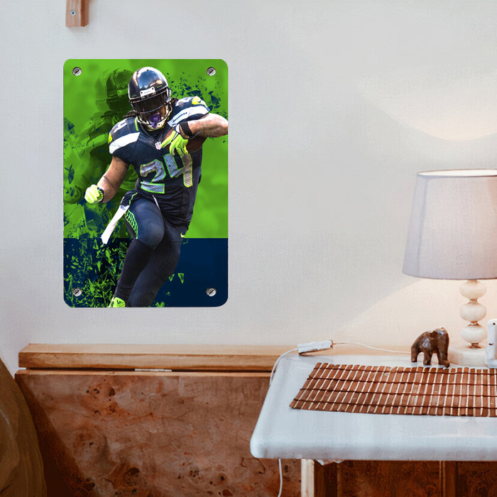 seanawks football player Poster Metal print wall art