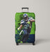 seanawks football player Luggage Covers | Suitcase