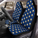 shocked emoticons blue Car Seat Covers