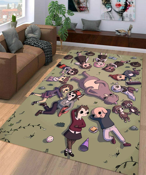 summer camp island top character Living room carpet rugs