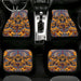 shogun yellow mecha robot Car floor mats Universal fit